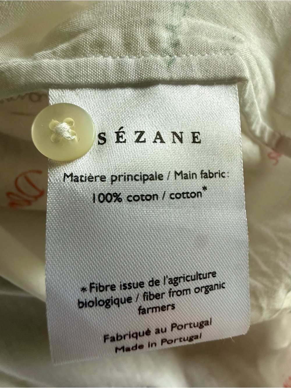 Sezane Pierro Demain Button Down Shirt Women’s Size 2 or 34 - Picture 5 of 8